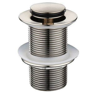 ZENMO simple WBPLUG 32mmBN 32MM BRUSHED NICKEL POP UP WASTE WITHOUT OVERFLOW